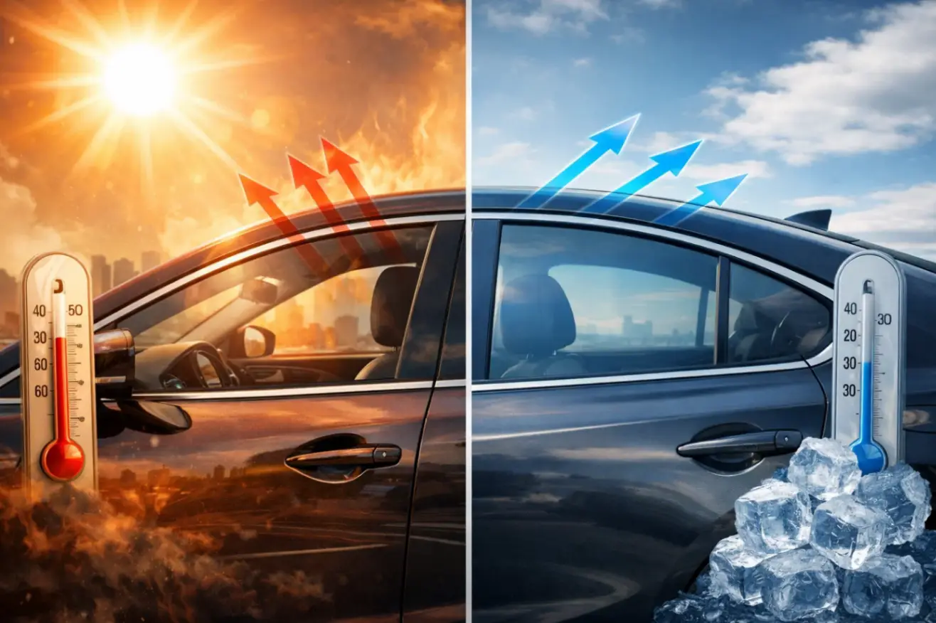 Атермальная тонировка авто: мифы и реальная защита от жары